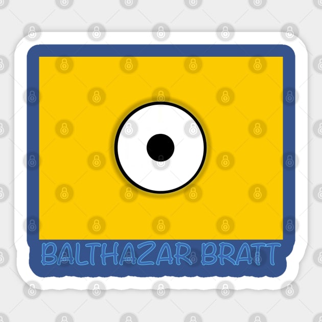 MINION USA DESPICABLE BALTHAZAR BRATT Sticker by LuckYA